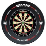 Kompletný šípkarský set, terč Winmau Blade 6, sivý surround, 2 sety šípok, štartovacia čiara, výst