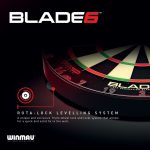 Kompletný šípkarský set, terč Winmau Blade 6, sivý surround, 2 sety šípok, štartovacia čiara, výst