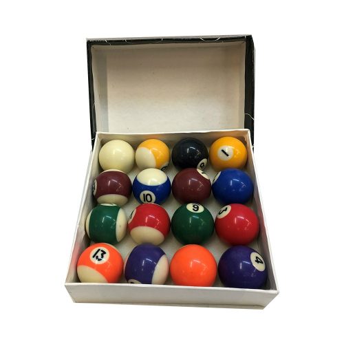 Sada 38mm biliardových gúľ, plast