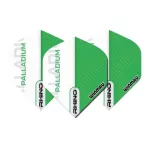Letky na šípky Winmau Rhino Palladium zeleno-biele, extra hrubé