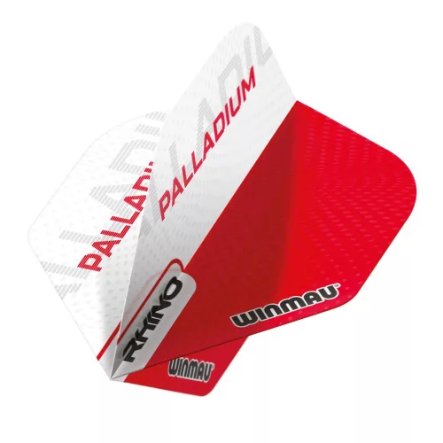 Letky na šípky Winmau Palladium červeno-biele, extra hrubé
