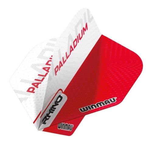 Letky na šípky Winmau Palladium červeno-biele, extra hrubé