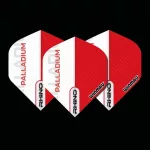 Letky na šípky Winmau Palladium červeno-biele, extra hrubé