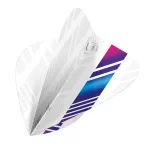 Letky na šípky Winmau Prism Delta Kite modro-bielo-fialová