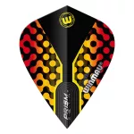 Letky na šípky Winmau Prism Alpha kite, žlté a červené