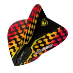 Letky na šípky Winmau Prism Alpha kite, žlté a červené