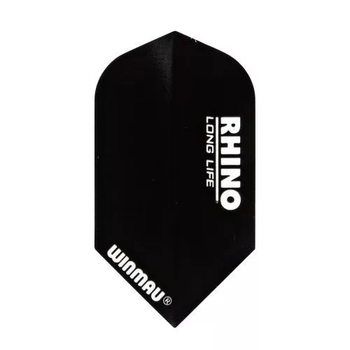 Letky na šípky Winmau RHINO úzke, čierne