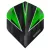 Letky na šípky Winmau ALPHA standard zelené, čierne