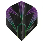 Letky na šípky Winmau Prism Alpha štandard čierna a fialová