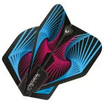Letky na šípky Winmau Prism Delta Spiral, modro-ružové