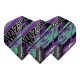 Letky na šípky Winmau Prism Delta Simon Whitlock Wizard, fialovo-strieborné