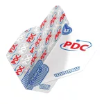 Letky na šípky Winmau Prism Zeta PDC logo, biele