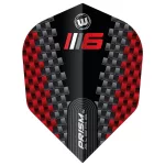Letky na šípky Winmau Prism Alpha Blade 6 Chevron čierne, No6