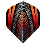 Letky na šípky Winmau Prism Alpha čierno-oranžové, No2