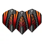 Letky na šípky Winmau Prism Alpha čierno-oranžové, No2