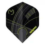 Letky na šípky Winmau Prism Delta MvG čierno-zelené 800