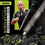 Letky na šípky Winmau Prism Delta MvG čierno-zelené 819