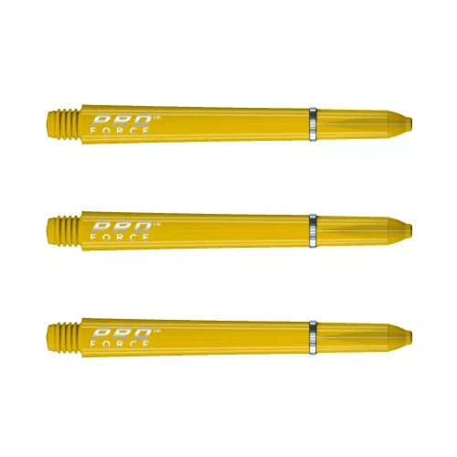 Násadky na šípky Winmau Pro Force žlté, dlhé