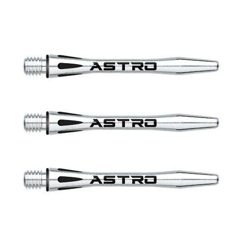 Násadky na šípky Winmau Astro hliník, strieborné, stredné