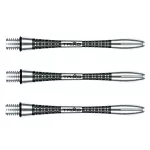 Násadky na šípky Winmau Triad Aluminium, čierne dlhé