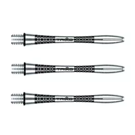Násadky na šípky Winmau Triad Aluminium, čierne intermediate 41mm