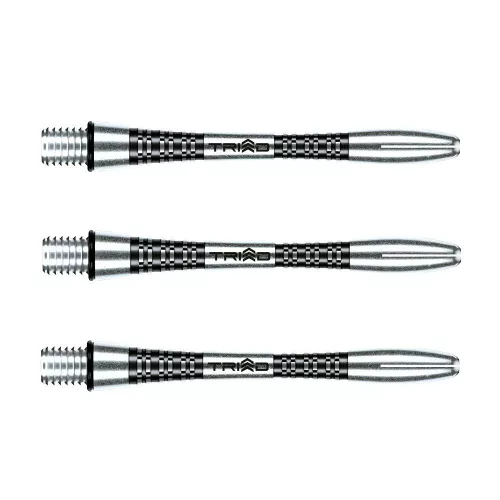 Násadky na šípky Winmau Triad Aluminium, čierne intermediate 41mm