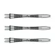 Násadky na šípky Winmau Triad Aluminium, čierne intermediate 41mm