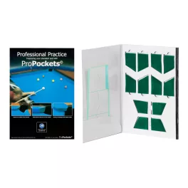 Reduktor otvoru ProPockets na biliardovom stole, yellow green