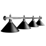 Dynamic Luxusné biliardové svietidlo Blacklight,  180 cm čierne