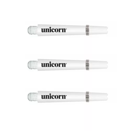 Násadky na šípky Unicorn GRIPPER 3 VALUE PACK, 15 ks, biele krátke