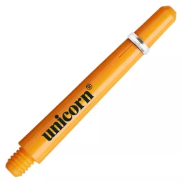 Násadky na šípky Unicorn Gripper 4, 29 mm, extra krátke, neon oranžové