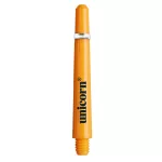 Násadky na šípky Unicorn Gripper 4, 29 mm, extra krátke, neon oranžové