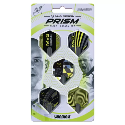 Letky na šípky Winmau Prism Delta MvG sada (5x3ks)