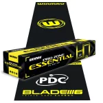 Koberec k terču na šípky Winmau Pro Zone Essential PVC, čierno-žltý