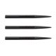 Hroty na šípky Winmau steel drážkované, kovové, čierne 32mm - 3ks