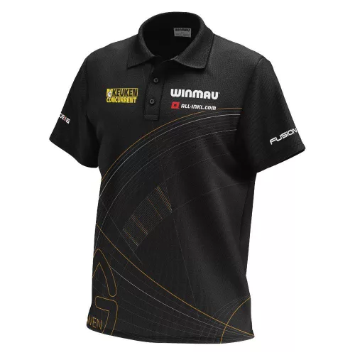 Turnajový dres Winmau MvG Limited Edition Tour Polo 2025, veľkosť XXL