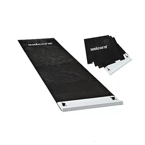 Unicorn gumový koberec 4 dielny, čierny
