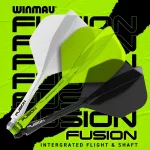 Integrované letky a násadky Winmau Fusion žlté, No2 letky a krátke násadky