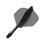 Integrované letky a násadky Winmau Fusion čierne, No2 letky a krátke násadky