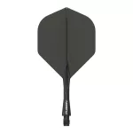 Integrované letky a násadky Winmau Fusion čierne, No2 letky a krátke násadky