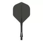 Integrované letky a násadky Winmau Fusion čierne, No2 letky a stredné násadky