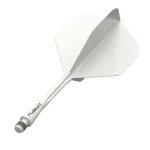 Integrované letky a násadky Winmau Fusion biele, No2 letky a dlhé násadky