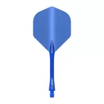 Integrované letky a násadky Winmau Fusion modré, No2 letky a dlhé násadky