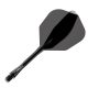 Winmau Fusion Neon čierne, No6 letky a stredné násadky
