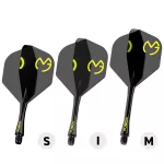 Winmau Fusion MvG Pac Man, No2 letky a stredné násadky