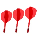 Letky a násadky v jednom Winmau Fusion červené, No6 letky a stredné násadky