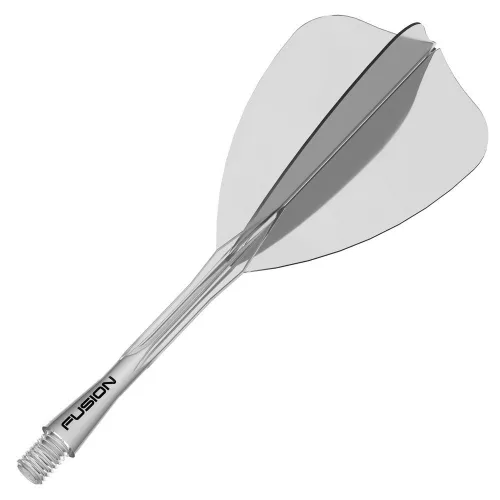 Winmau Fusion Arrow priehľadné integrované letky a dlhé násadky