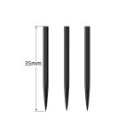 Náhradné hroty na steel šípky Harrows čierne, 35mm, 3ks