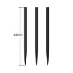 Náhradné hroty na steel šípky Harrows čierne, 44mm, 3ks