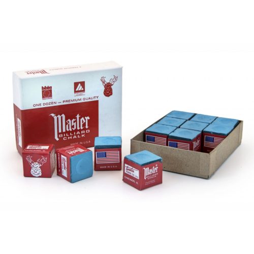 Biliardová krieda Master Sky Blue, 1 kus